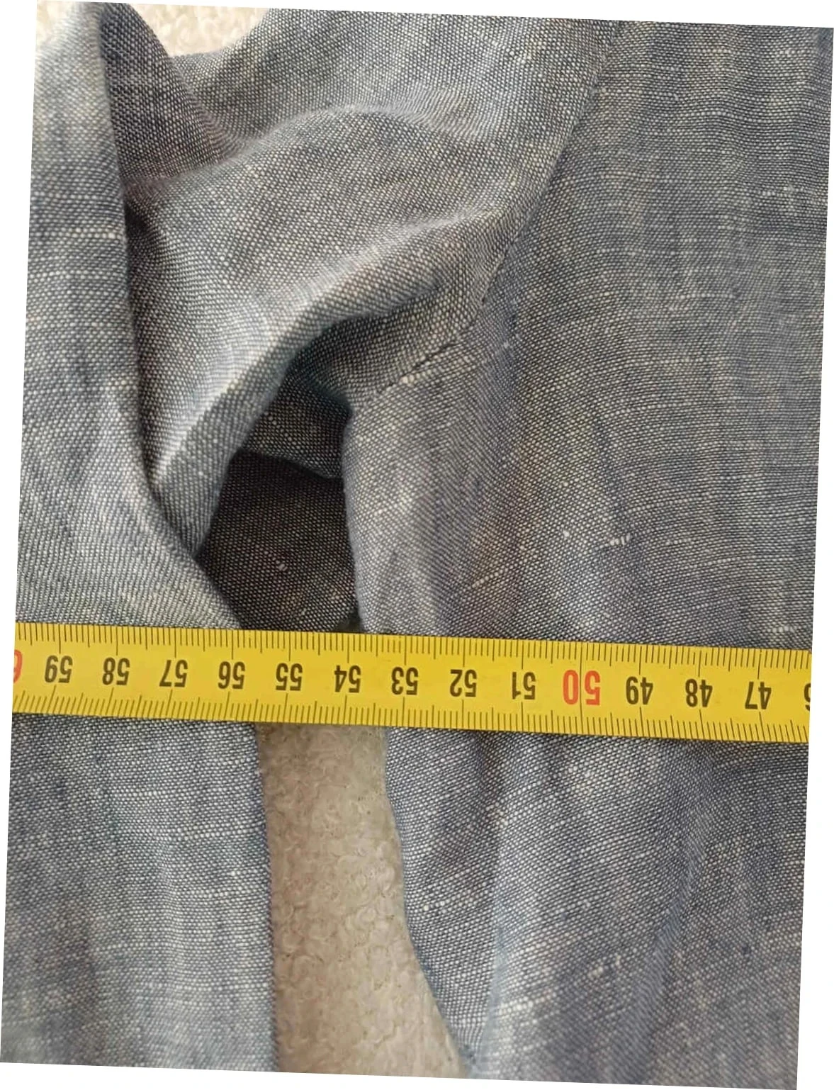 Vestido blazer fluido 100% lino azul chambray Burton of London - XL / 42-44 – photo 9